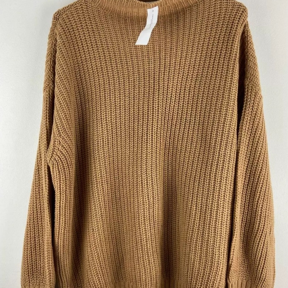 Cozy Knit Sweater in Camel